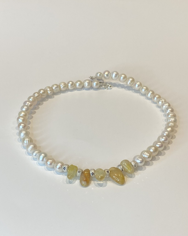 Collier Lumière d’Ivoire (Pièce unique)