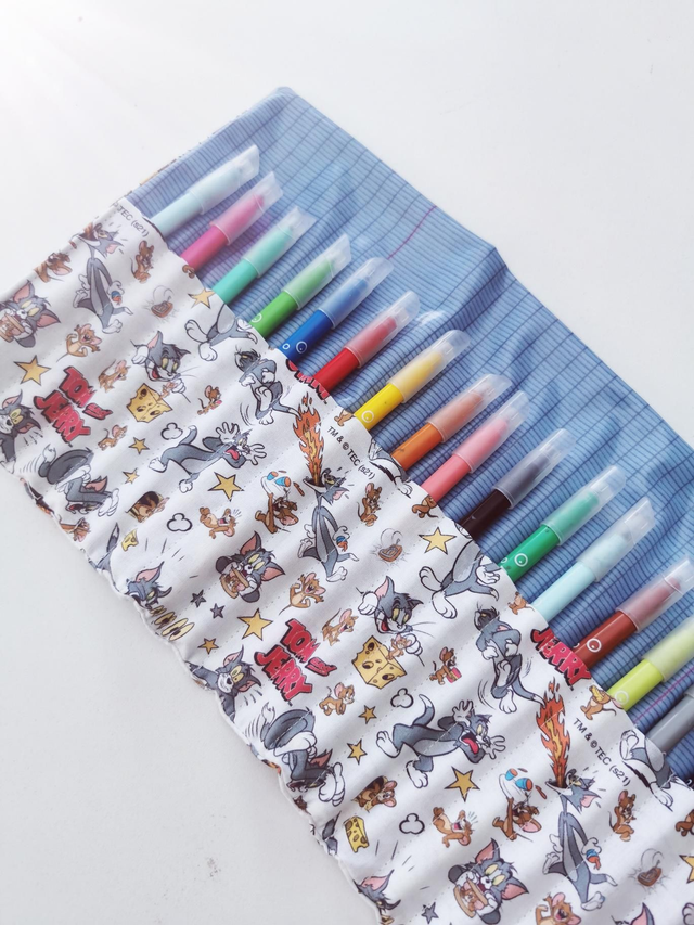 Trousse à enrouler Tom&Jerry