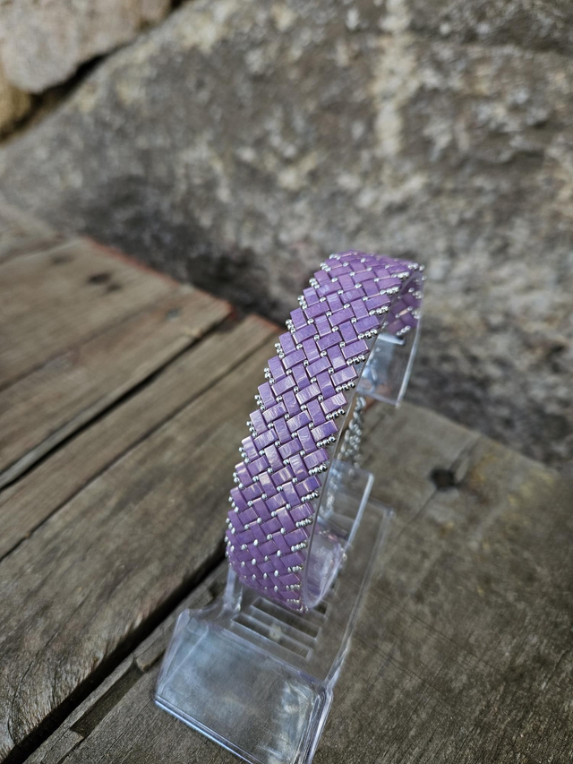 1 - bracelet Tila violine