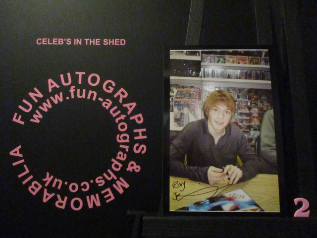 Rory Jennings Authentic Autographed 6x4 Our Facing Black Border Photograph (2)