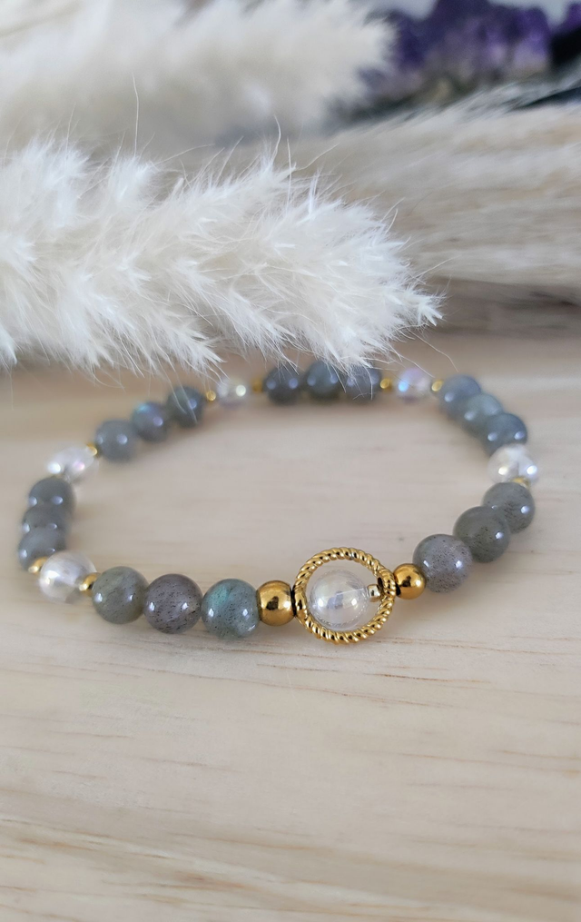 Bracelet "Pierre de Lumière et de Réconfort" Labradorite