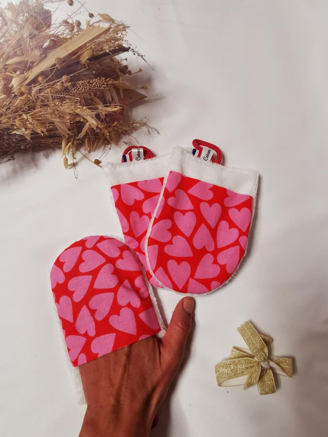 Gants MARCEL coeur rose