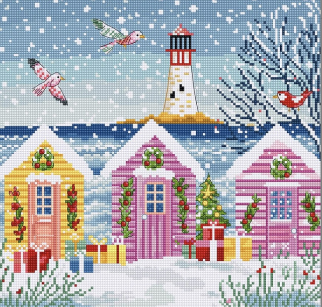 Snowy Sea Cottages by Letistitch