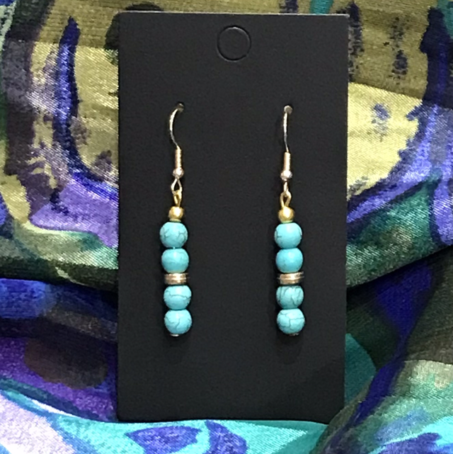 Blue Dangling Earrings - BLDE17