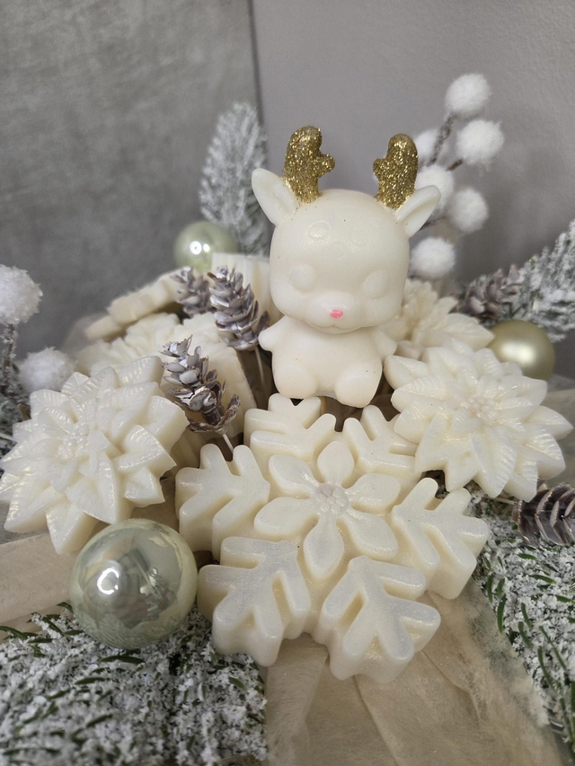 Bouquet fondant Fleurs de coton (Bo.C01)