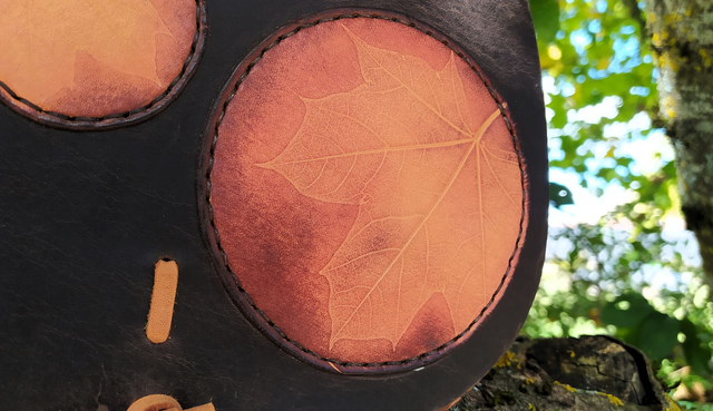 Sac taille M bubulles-feuilles d'érable