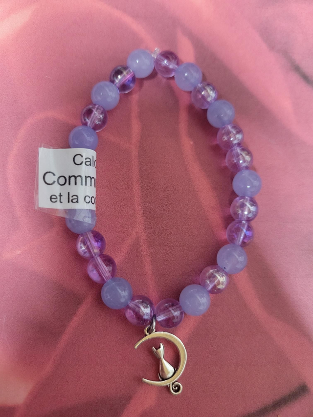 Bracelet pierre Calcédoine 