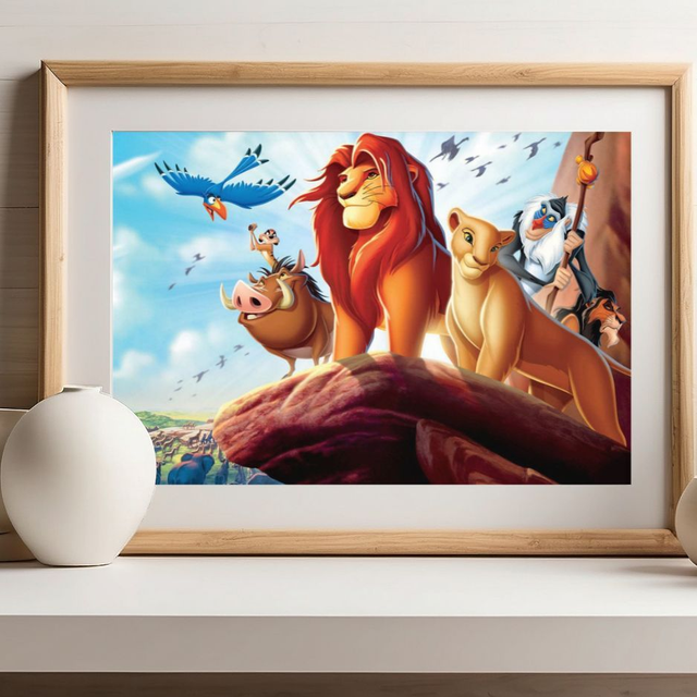 Affiche Le roi lion