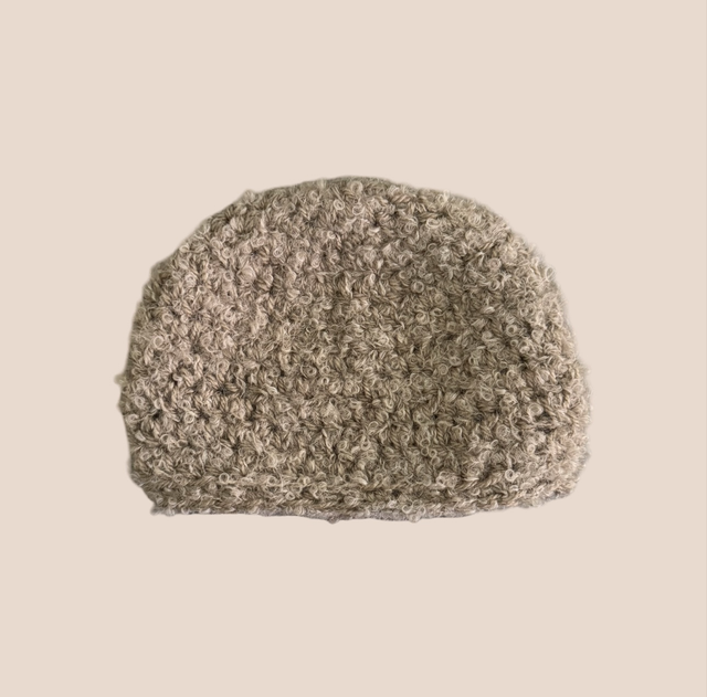 Alpaca Beanie - Pebble