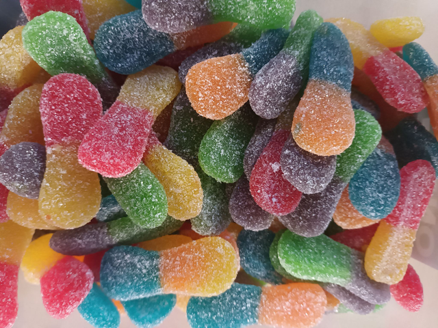 LANGUES MULTICOLORES (VENDU PAR 100G)