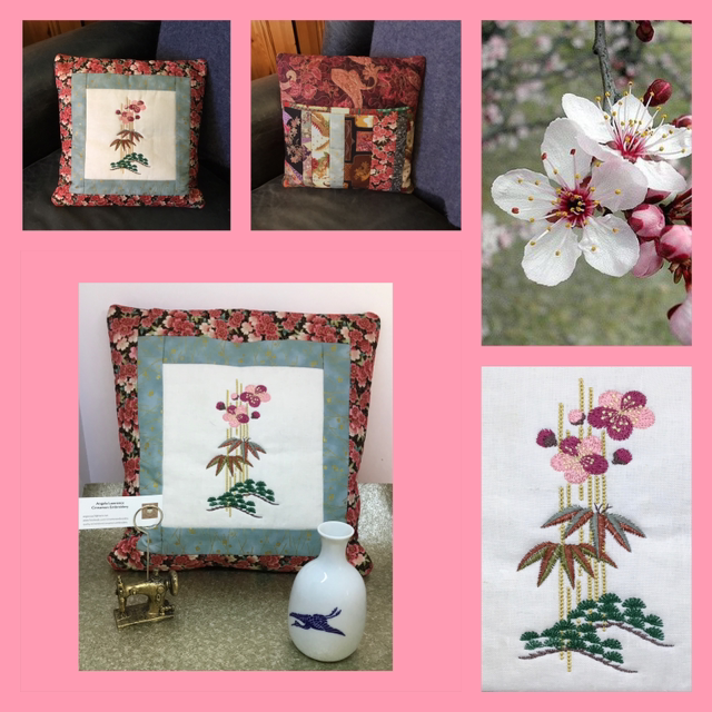 Cherry Blossom Pillow