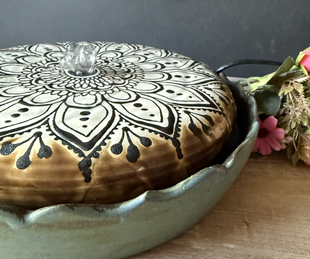 Mandala Water Fountain Indoor, med.