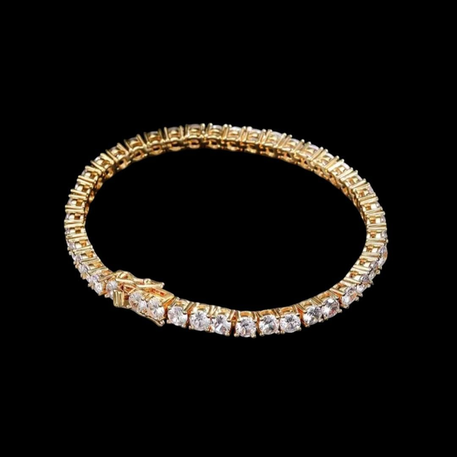 Bracelet Tennis en Zircone Cubique 5mm - L'Éclat Intemporel de la Mode