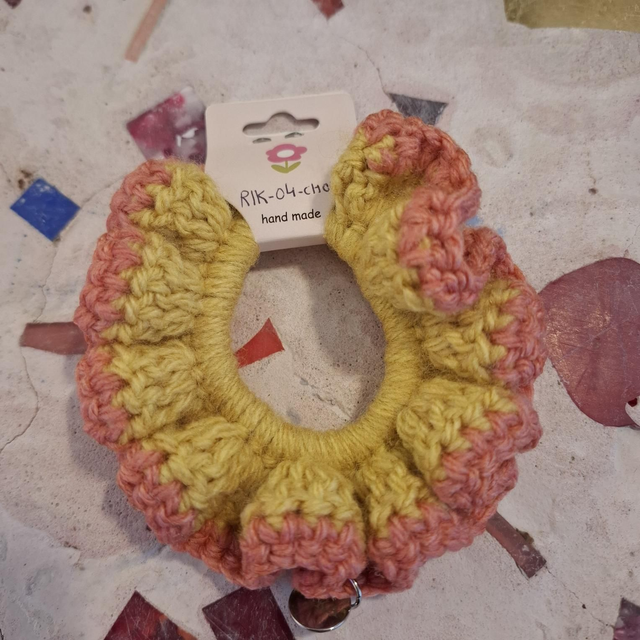 Rik-4 chouchou jaune rose 