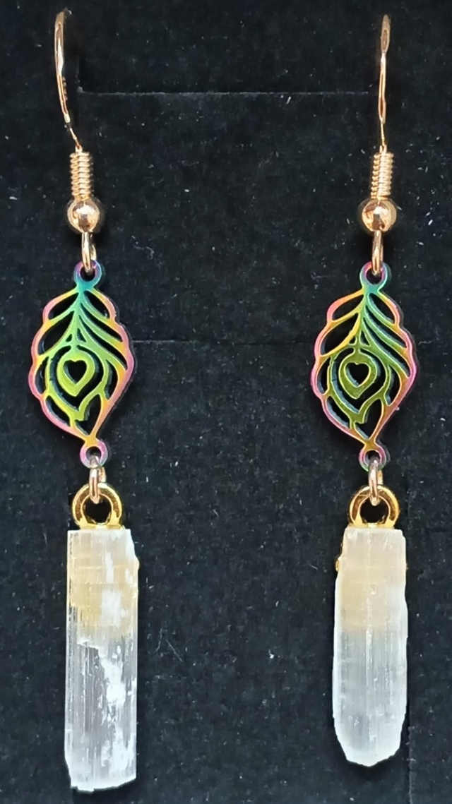 Selenite Earrings