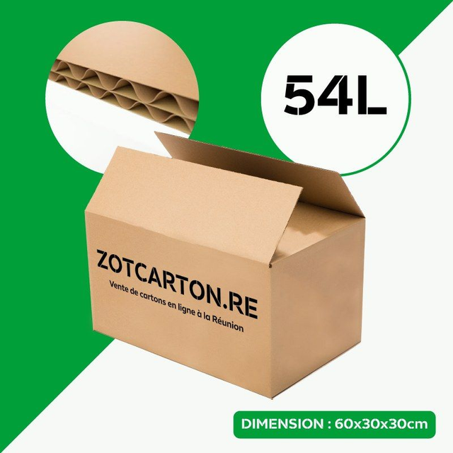 CARTON NEUF 54L