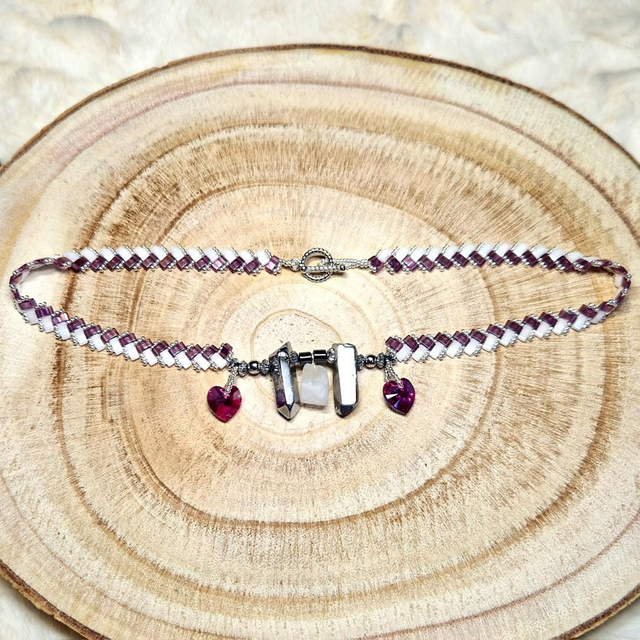 Ras du cou Fin Pierre de Lune 