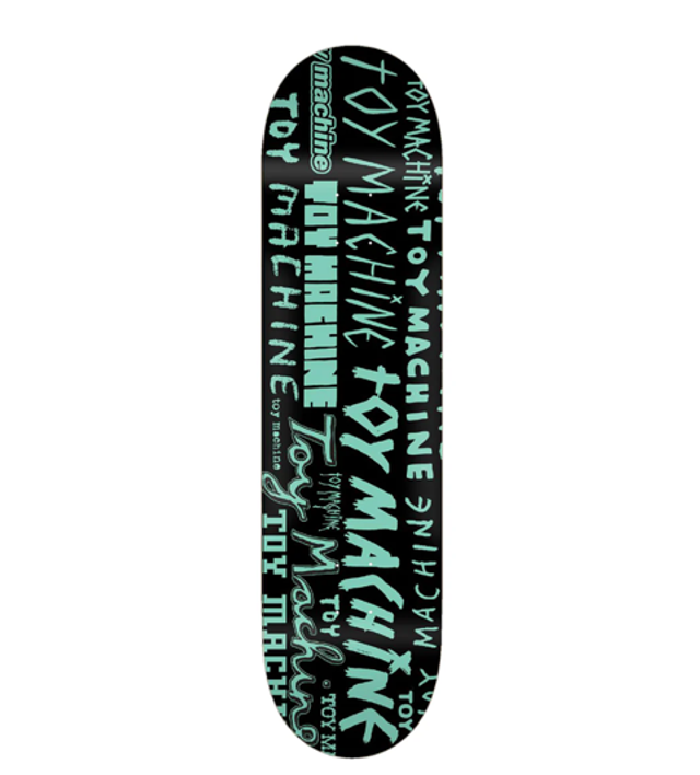 Toy Machine Word Mark Skateboard Deck - 8.25"