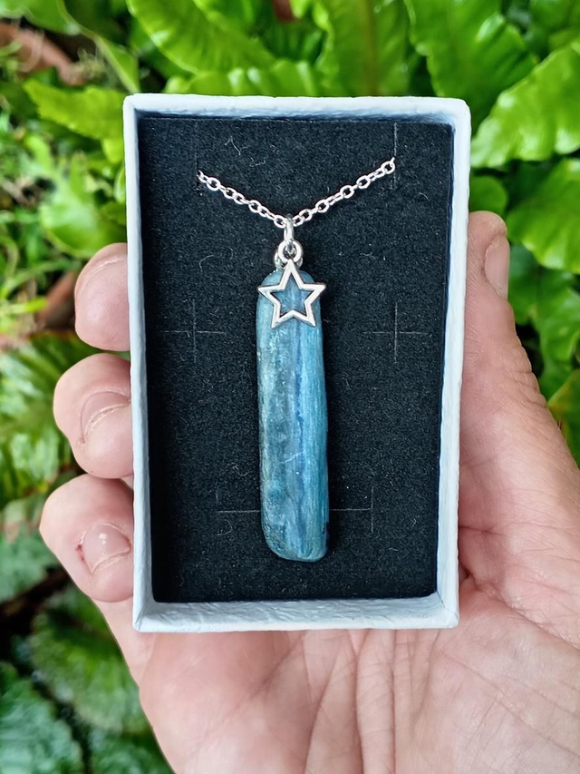 Kyanite Sterling Silver Necklace 