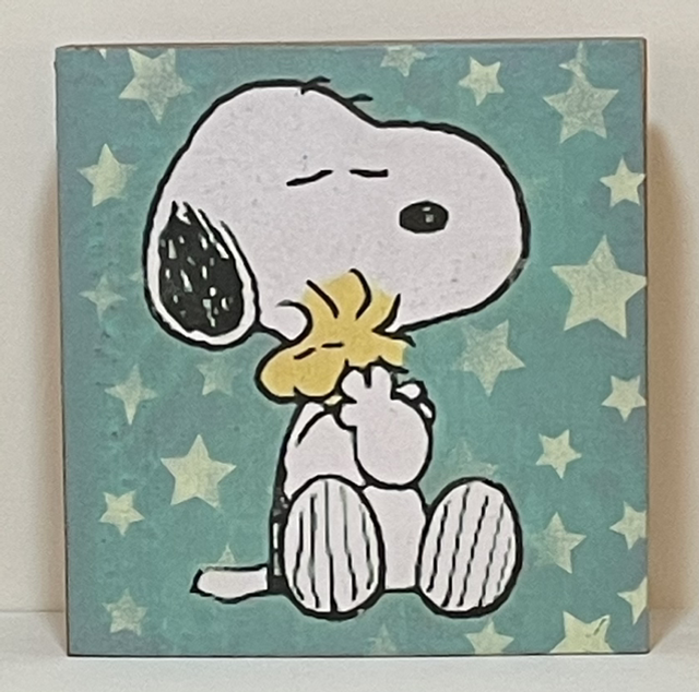 Holzblock Snoopy Stars - Jane Framer 