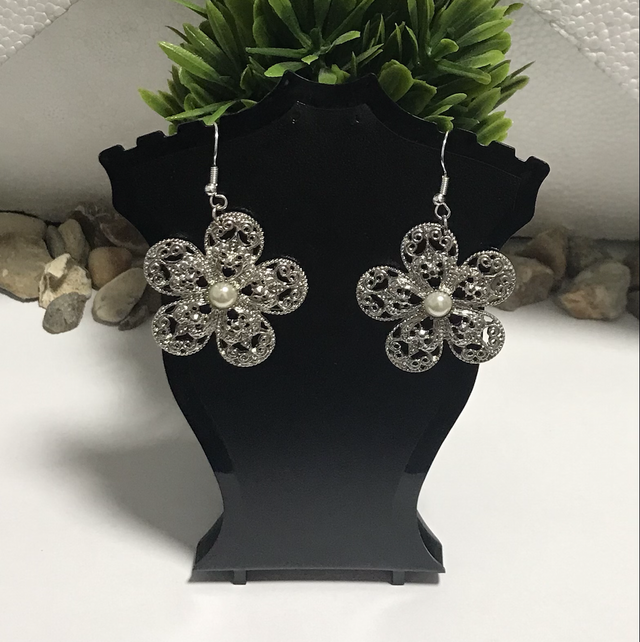 Silver Dangling Earrings- SDE14