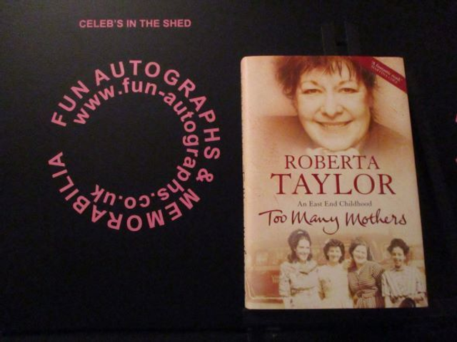 Roberta Taylor 'Two Many Mothers' Authentic Autographed Hardback Book