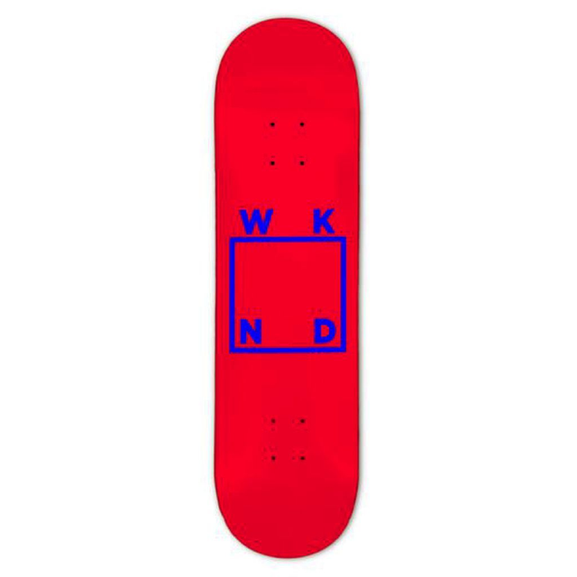 WKND Logo-Red/Blue Deck – 8.375