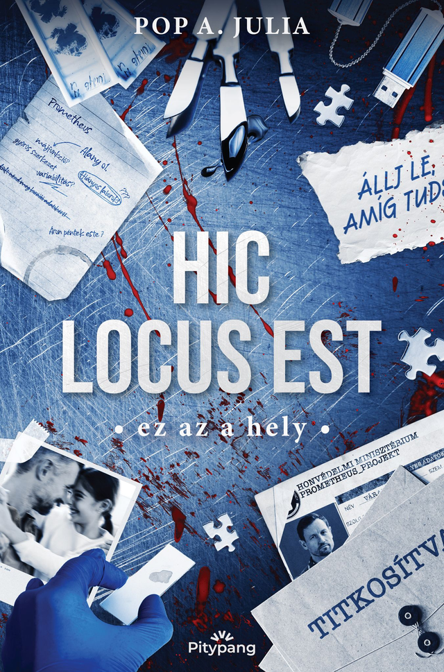 Hic locus est – dedikálva, könyvjelzővel