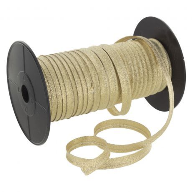 Passepoil lurex 10mm Doré