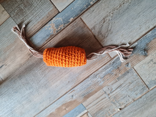 Jouet au sol pour chat et petit chien – Jouet textile durable fait main