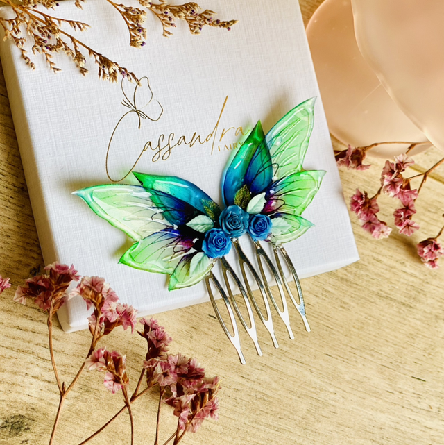 Roses d’eau - peigne à cheveux 