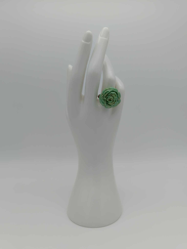 Bague en porcelaine froide Fleur 