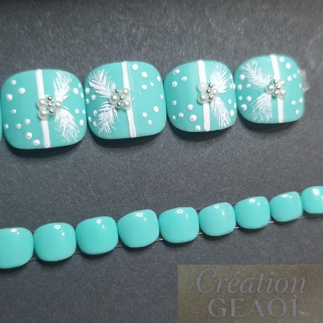 Mix Pearl Green little pieds