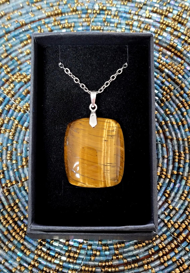 Pendentif Oeil de Tigre 