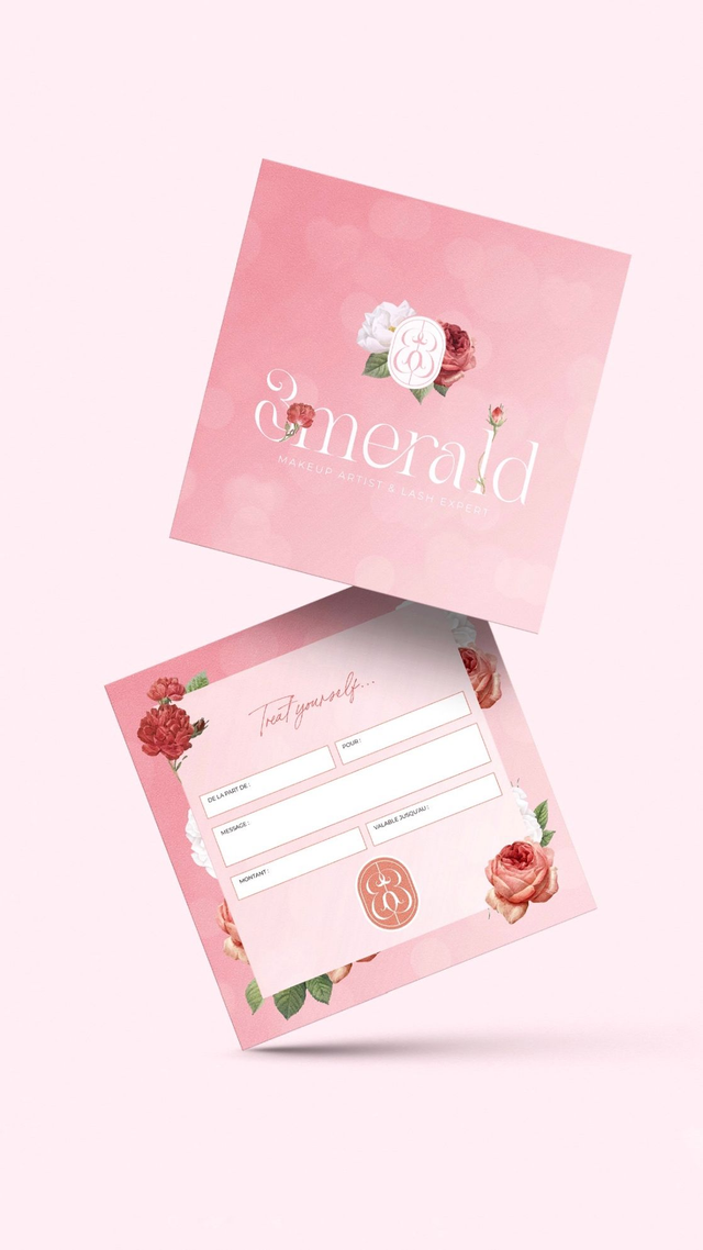 CARTE CADEAU - Modèle « Love Story »