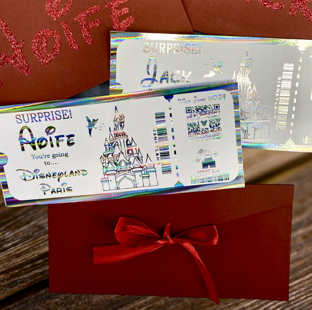 Surprise Disneyland foiled ticket