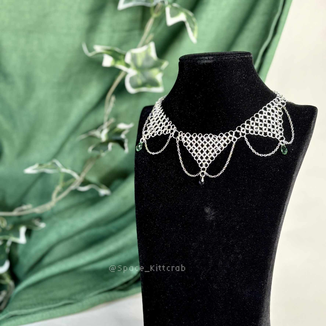 Chain mail necklace - Baroness Cecilia 