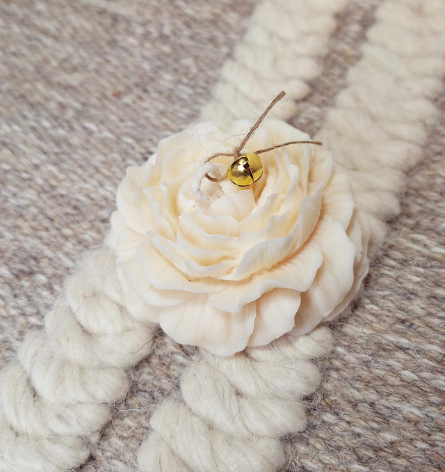 🌺Bougie fleur de pivoine