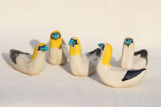 Little ceramic Northern Gannet