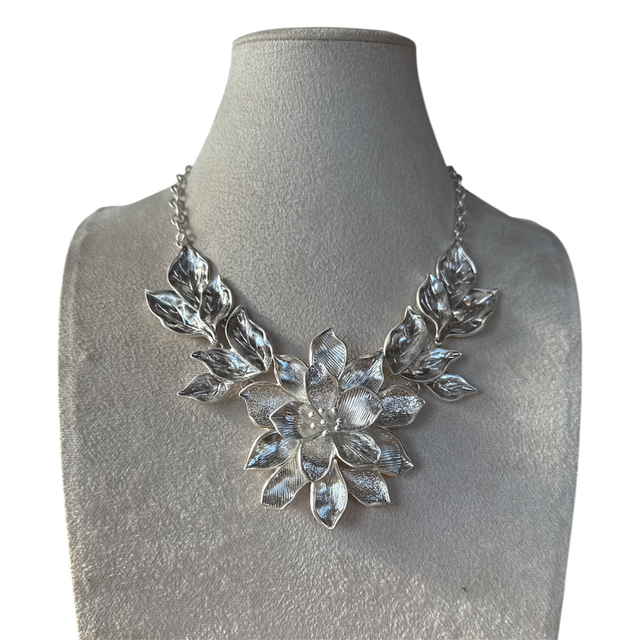 Collana flower silver - 26CC-19
