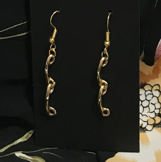Gold Dangling Earrings- GCD53