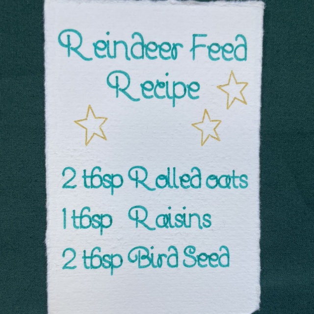 Reindeer Feed Bag