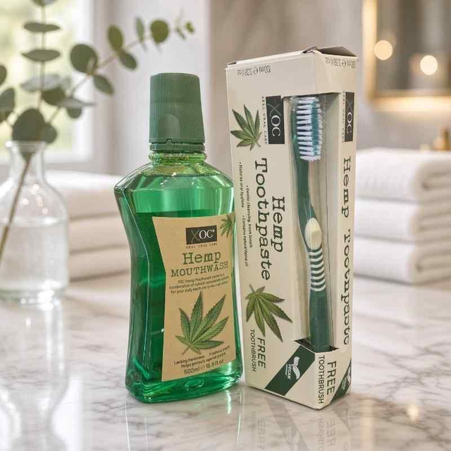 Xpel & XOC Hemp Oral Care Gift Bundle – 2 Piece Set