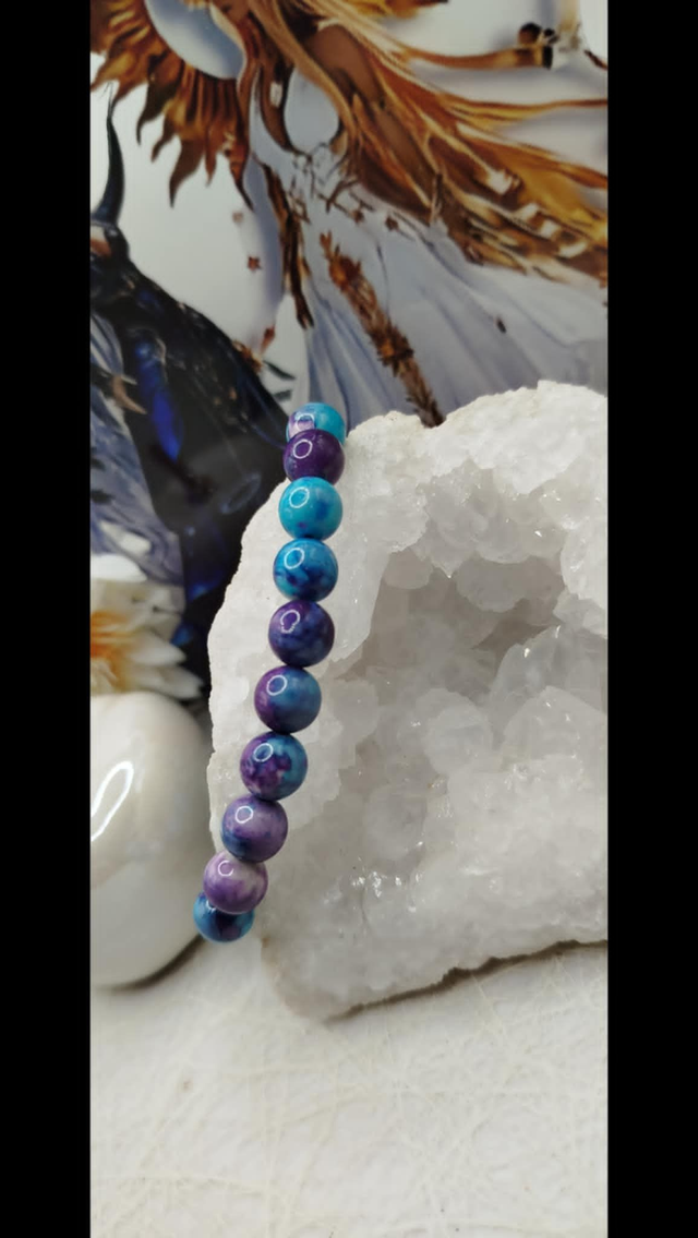 Bracelet en Howlite – Collection Minimal Touch