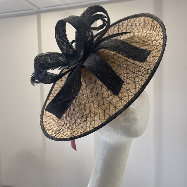 🤎 Ava black-and-latte-headpiece