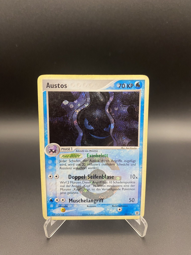 Austos (20/112) EX Feuerrot & Blattgrün - Good - DE - Reverse Holo