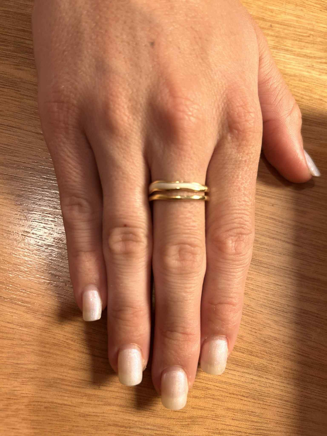 white gold ring
