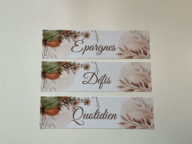 Marque page automnal