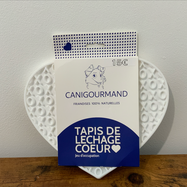 Tapis de léchage cœur