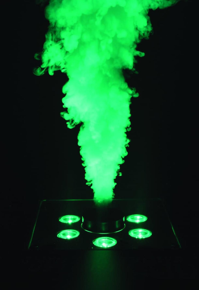 Macchina del fumo verticale con luci RGBW